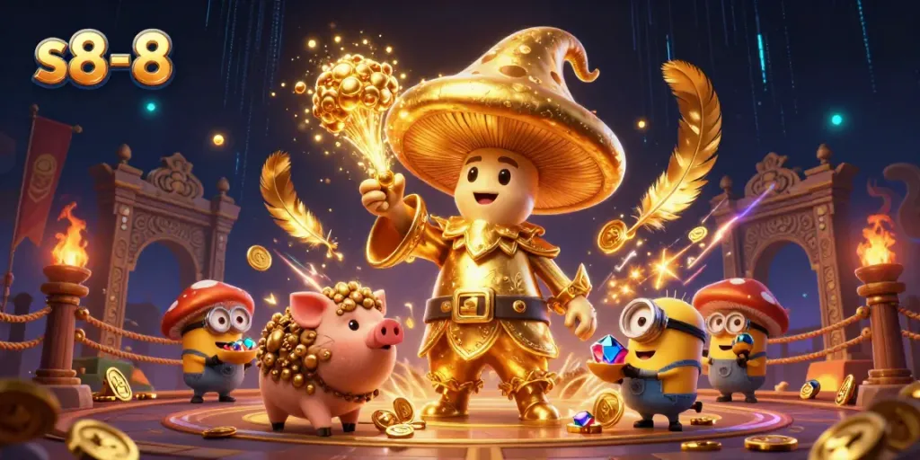 Play big with s8-8 in a magical casino adventure filled with treasures and vibrant characters.