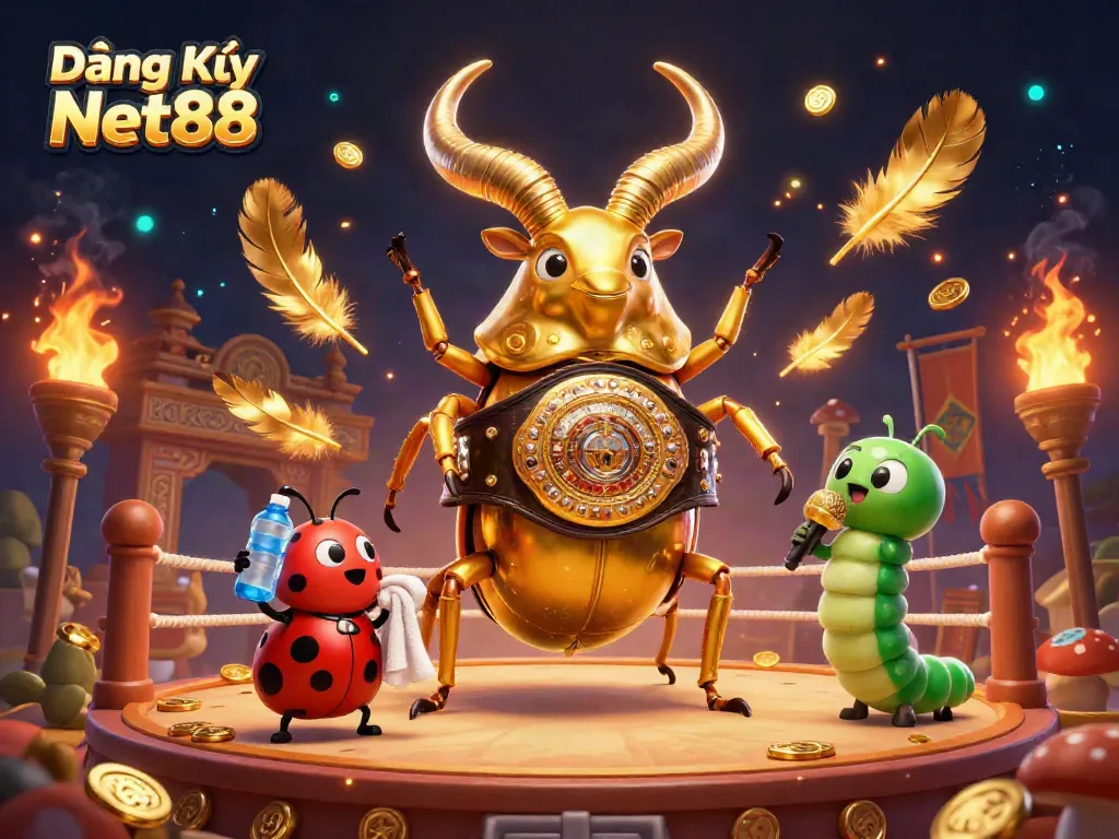 Join the excitement of Đăng Ký Net88 in this thrilling 3D casino scene full of colorful action.